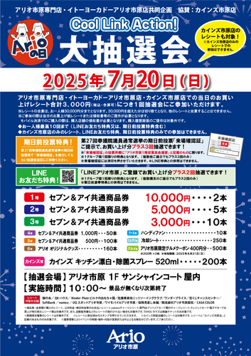 アリオの日抽選会