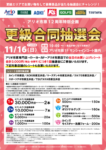 更級合同抽選会