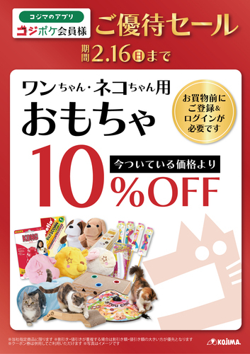 おもちゃ10％OFF