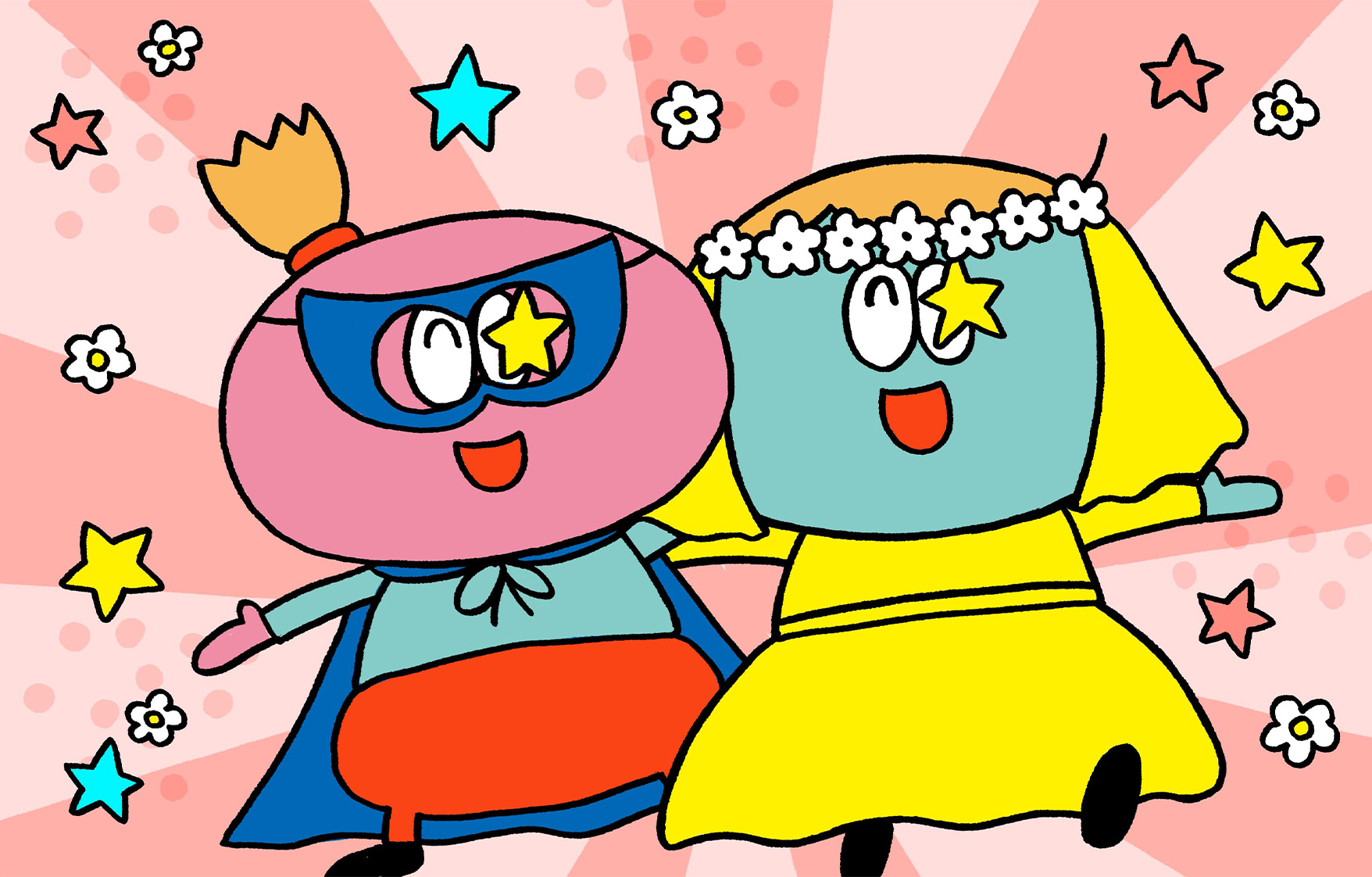 お互いの「好き」を大切にして、仲良く楽しそうにしているシータンとソータン。